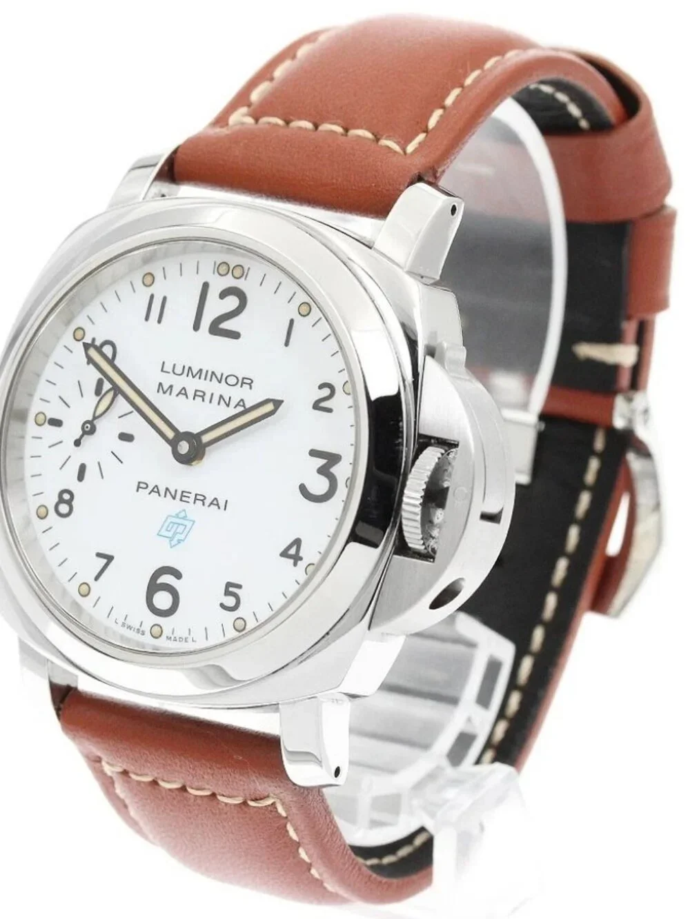 PANERAI Luminor Marina Logo Acciaio PAM00660 Hand Winding Men's Watch_957934